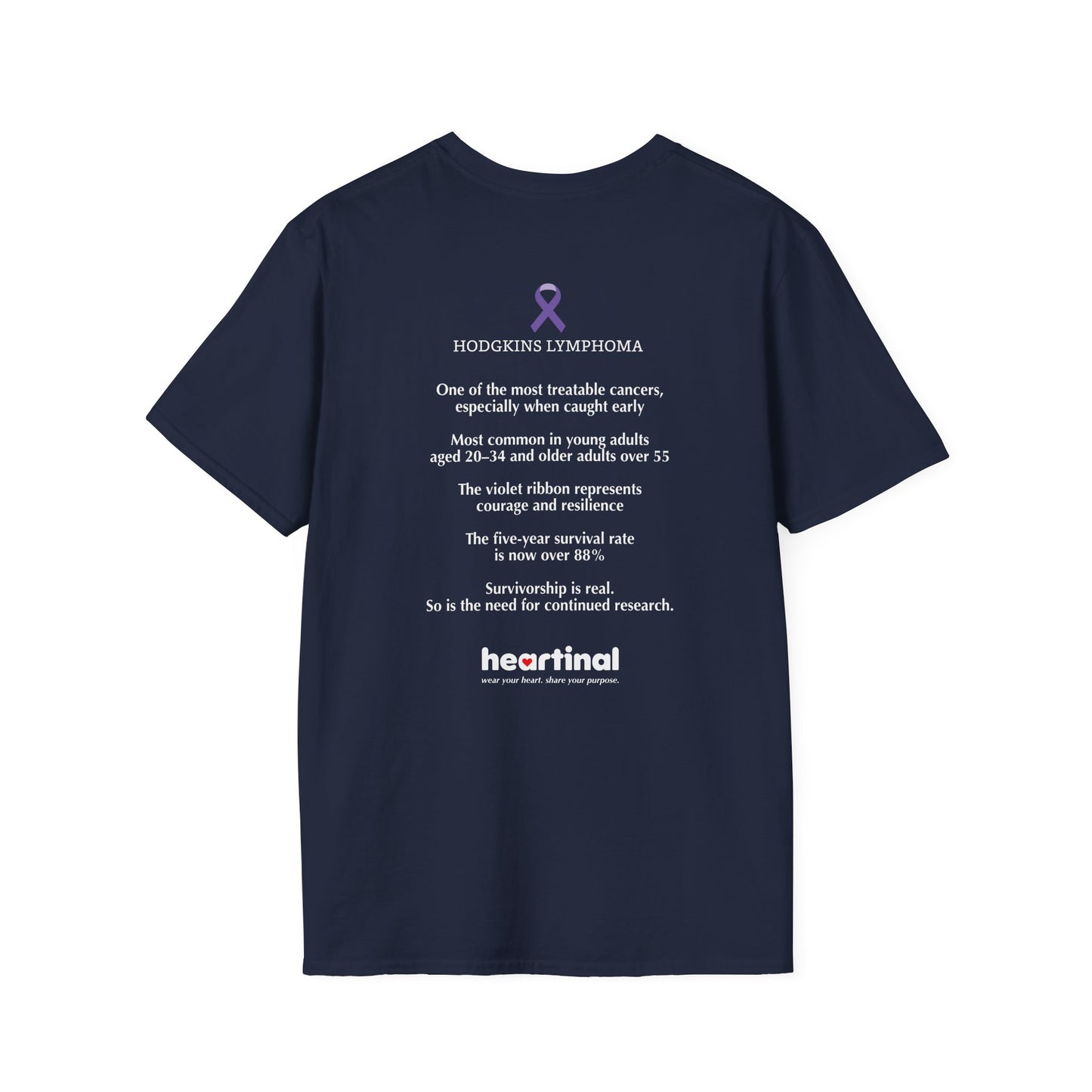 Violet Strong T-Shirt — Hodgkin's Lymphoma Cancer Awareness Tee