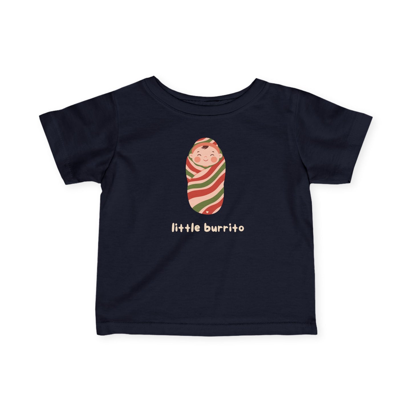 'Little Burrito' Infant Tee — Adorable Swaddle Baby Shirt