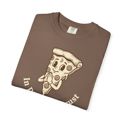 "In Pizza We Crust" T-Shirt — Cute Cartoon Pizza Slice Tee