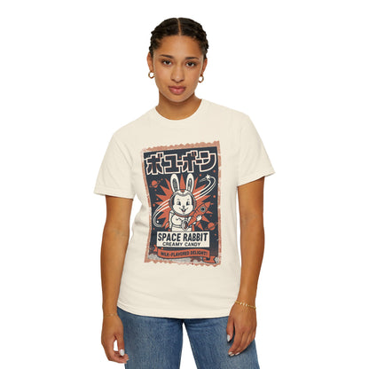 Space Rabbit T-Shirt — Retro Japanese Candy Graphic Tee