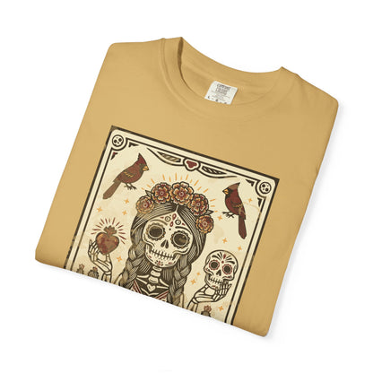 "La Muerte Amada" T-Shirt — Day of the Dead Skull Art Tee