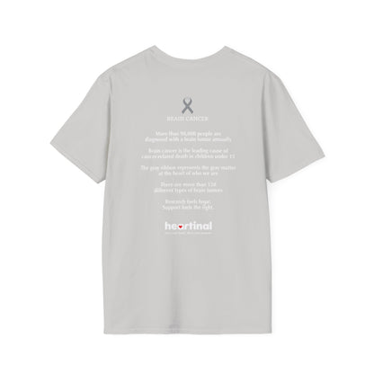 Grey Strong T-Shirt – Brain Cancer Fight Club Support Tee