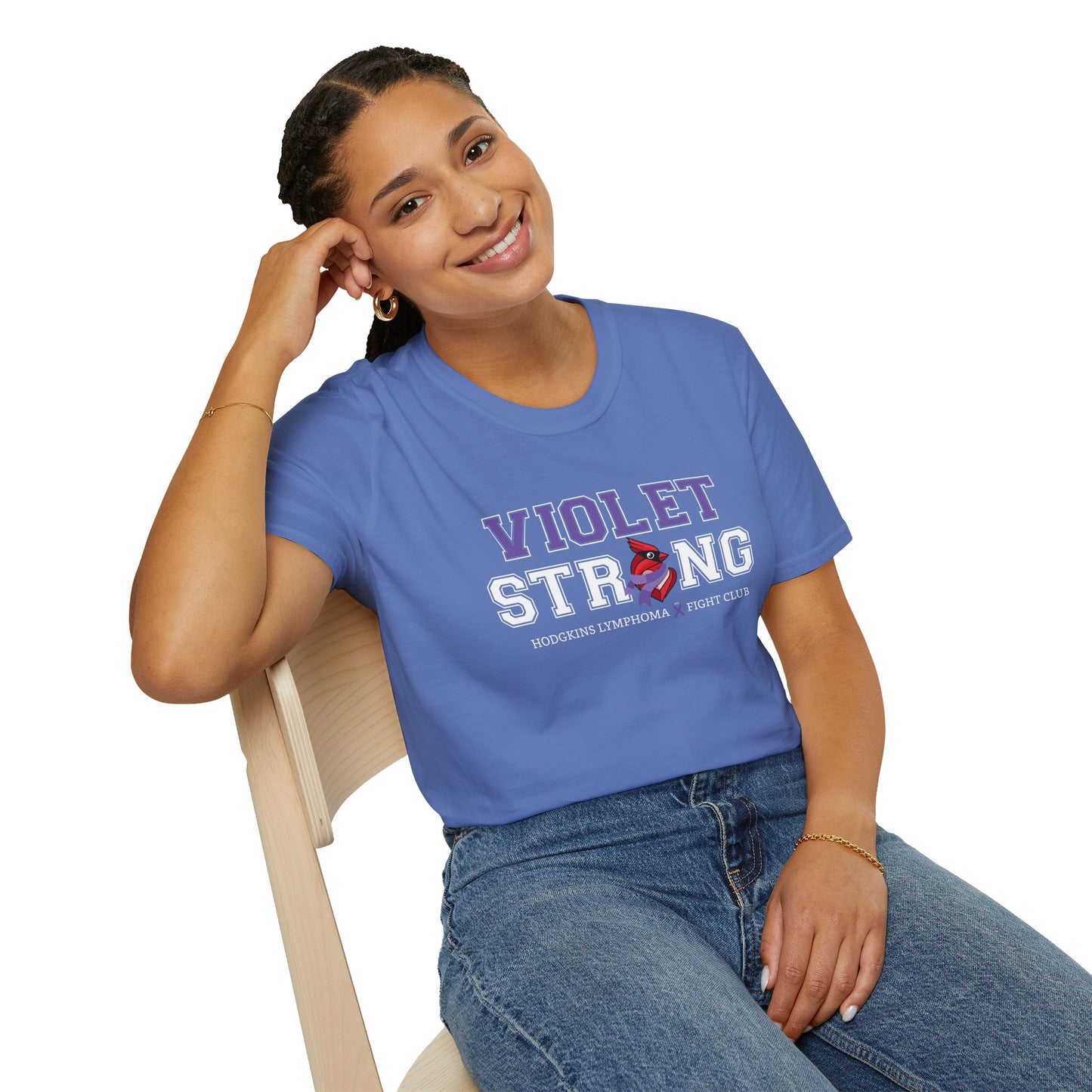 Violet Strong T-Shirt — Hodgkin's Lymphoma Cancer Awareness Tee
