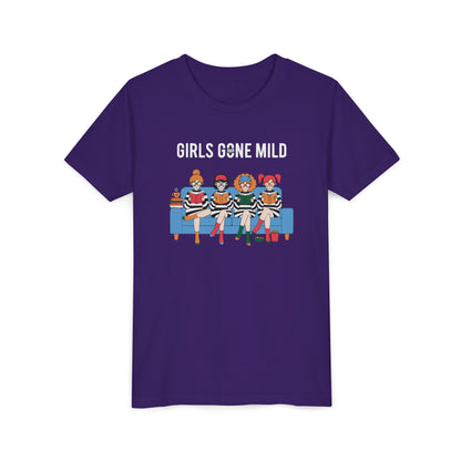"Girls Gone Mild" Youth Tee – Cute Reading Club Graphic T-Shirt