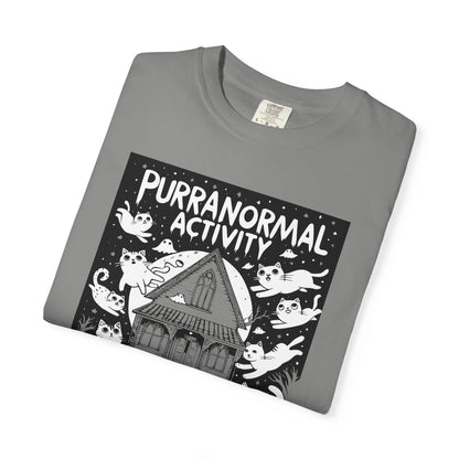 "Purranormal Activity" Cat T-Shirt — Spooky Paranormal Cat Lovers Graphic Tee