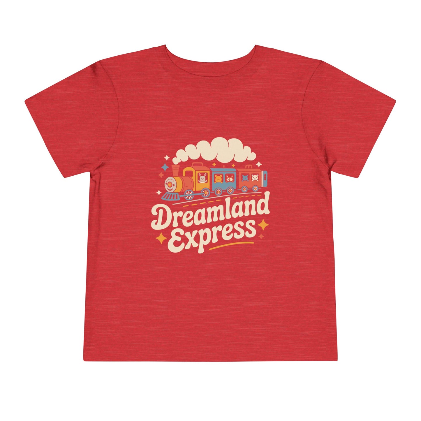 "Dreamland Express" Toddler Tee — Cute Train Kids Graphic T-Shirt