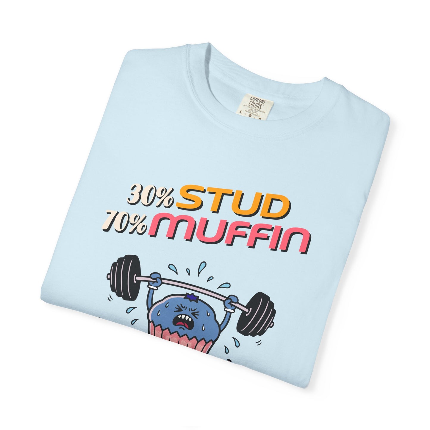 "Stud Muffin" T-Shirt — Cute Funny Gym Cupcake Fitness Design