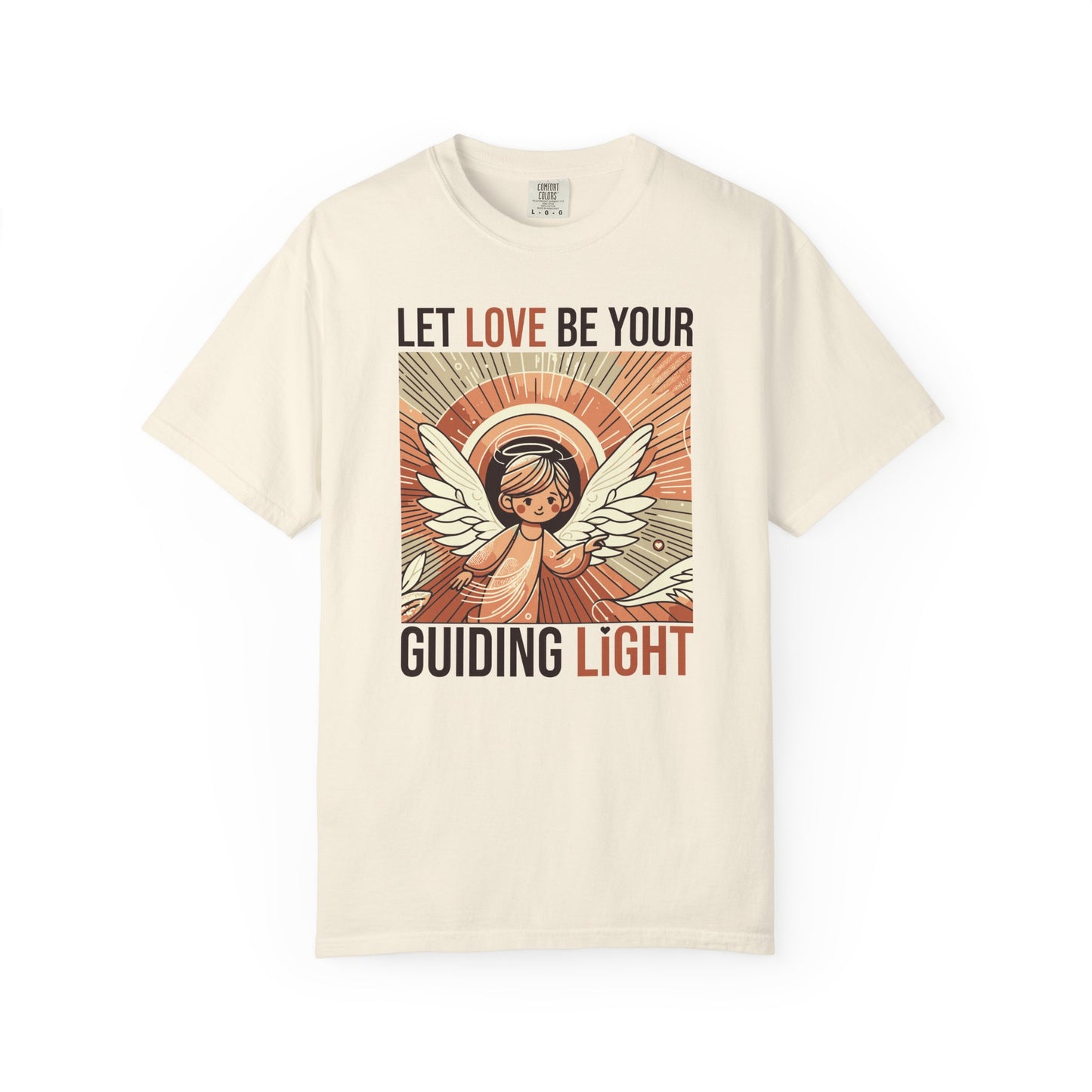 Let Love Be Your Guiding Light T-Shirt — Angelic Inspirational Graphic Tee