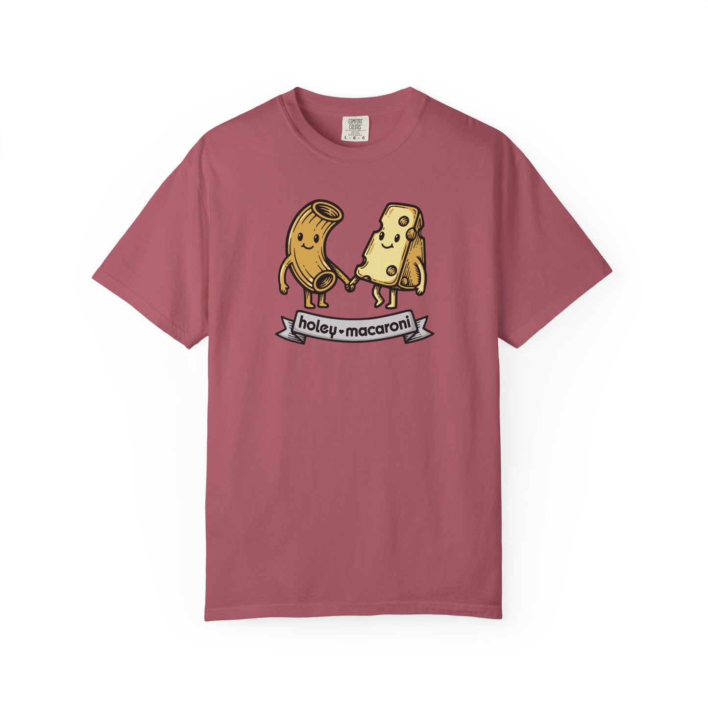 Holey Macaroni T-Shirt — Funny Mac & Cheese Graphic Vintage Tee