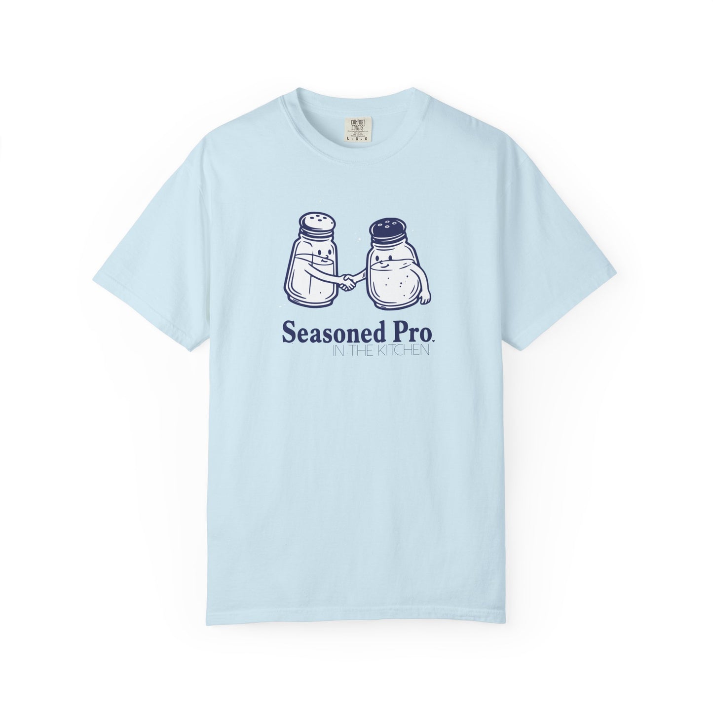 "Seasoned Pro in the Kitchen" T-Shirt — Funny Salt & Pepper Shakers Chef Graphic Tee