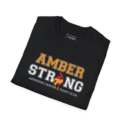 Amber Strong T-Shirt — Appendix Cancer Fight Club Support Tee