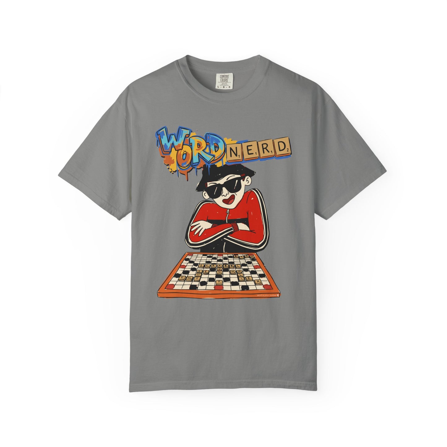 Word Nerd T-Shirt — Retro HipHop Scrabble Player Graphic Tee