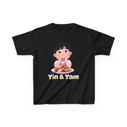 "Yin & Yam" Youth Tee — Cute Girl Sweet Potato Graphic Kids T‑Shirt