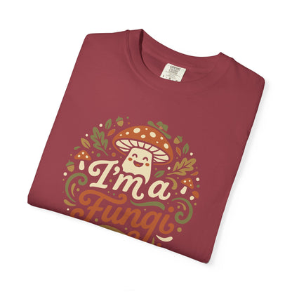 "I'm a Fungi" T-Shirt — Cute Mushroom Graphic Tee for Nature Lovers