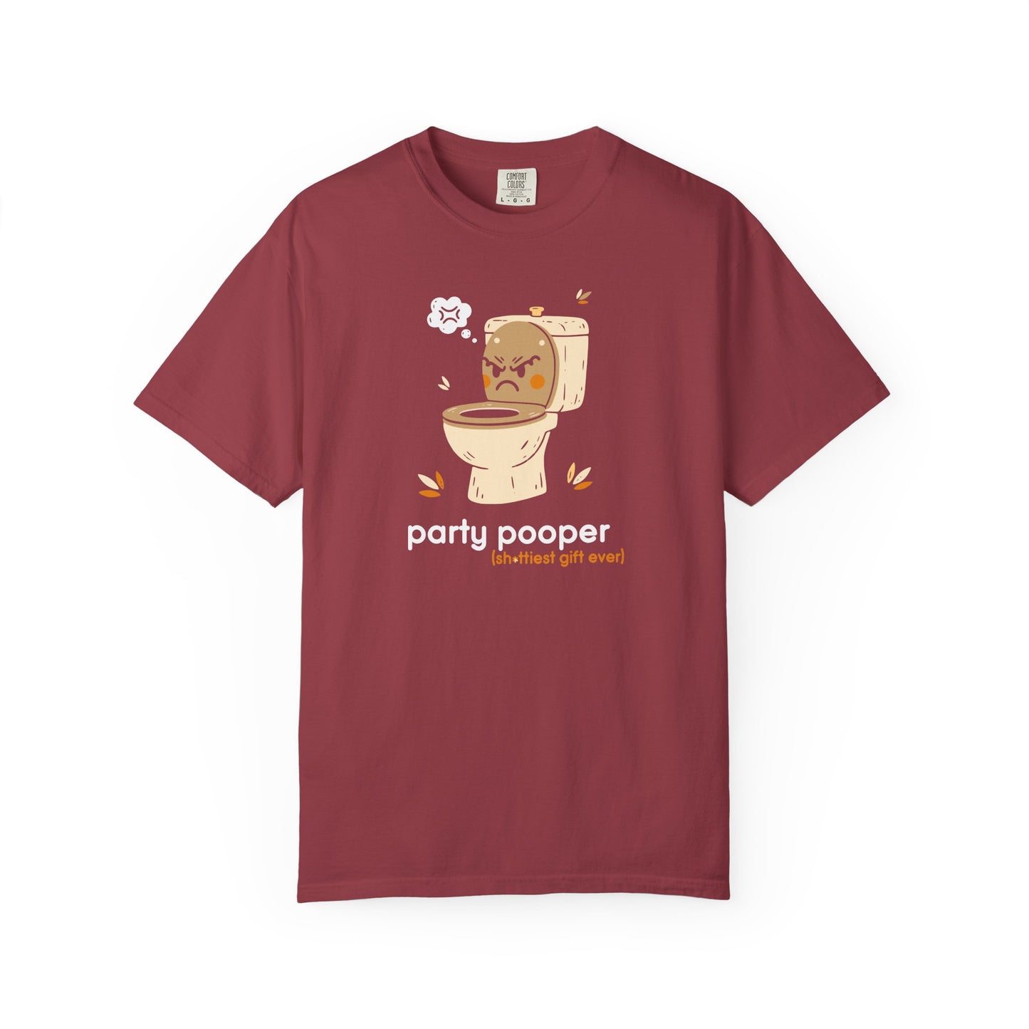 "Party Pooper" Couples Tee — Funny Gift Toilet Graphic T-Shirt