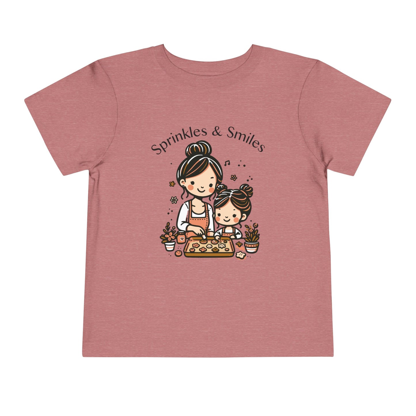 "Sprinkles & Smiles" Toddler Tee —  Mom & Me Baking Graphic Shirt