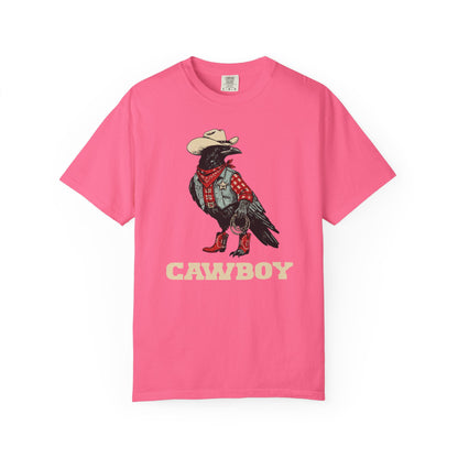 "Cawboy" Couples Tee — Western Crow Cowboy Graphic T-Shirt