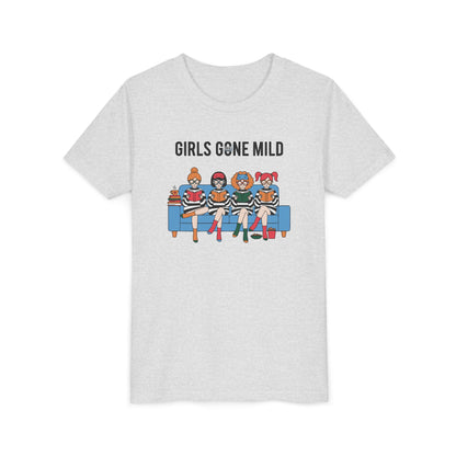 "Girls Gone Mild" Youth Tee – Cute Reading Club Graphic T-Shirt