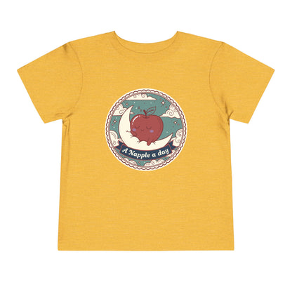 “A Napple a Day” Toddler Tee — Cute Apple Nap Graphic Kids Shirt