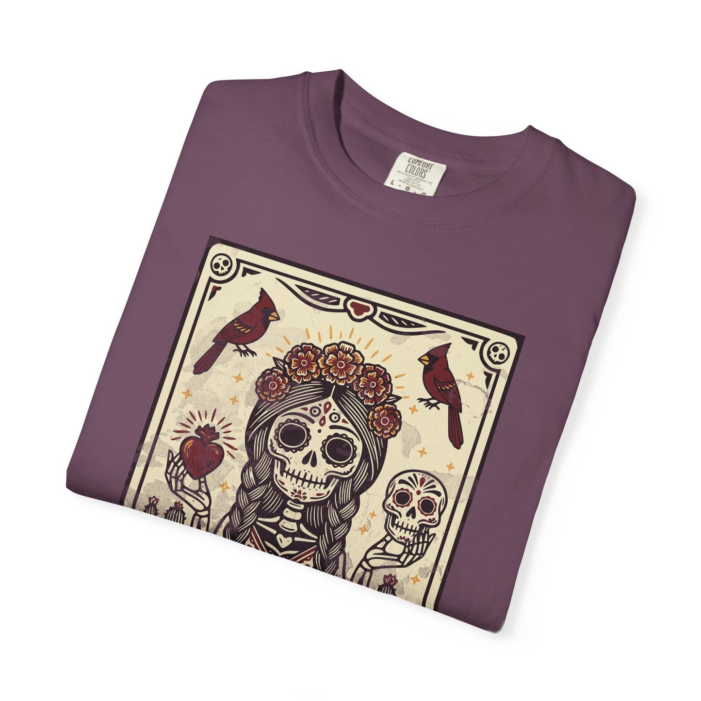 "La Muerte Amada" T-Shirt — Day of the Dead Skull Art Tee