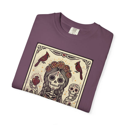 "La Muerte Amada" T-Shirt — Day of the Dead Skull Art Tee