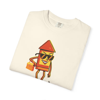 "I’m a Firecracker" Cartoon T-Shirt —  Funny Explosive Persona Tee