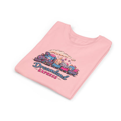 "Dreamland Express" Youth Tee — Cute Train & Animal Crew Kids Shirt