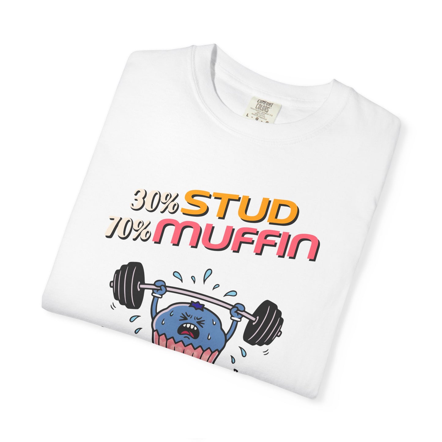 "Stud Muffin" T-Shirt — Cute Funny Gym Cupcake Fitness Design