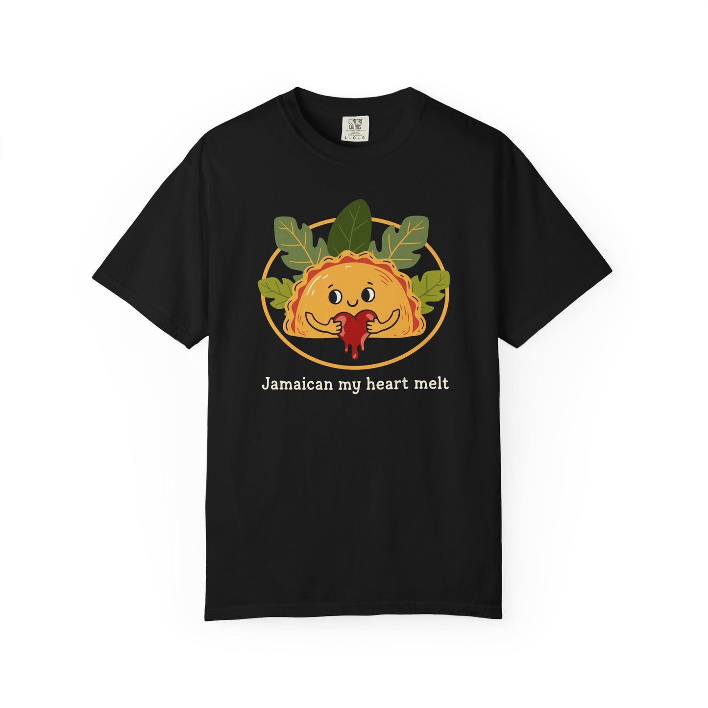 "Jamaican My Heart Melt" T-Shirt — Cute Patty Character Tee
