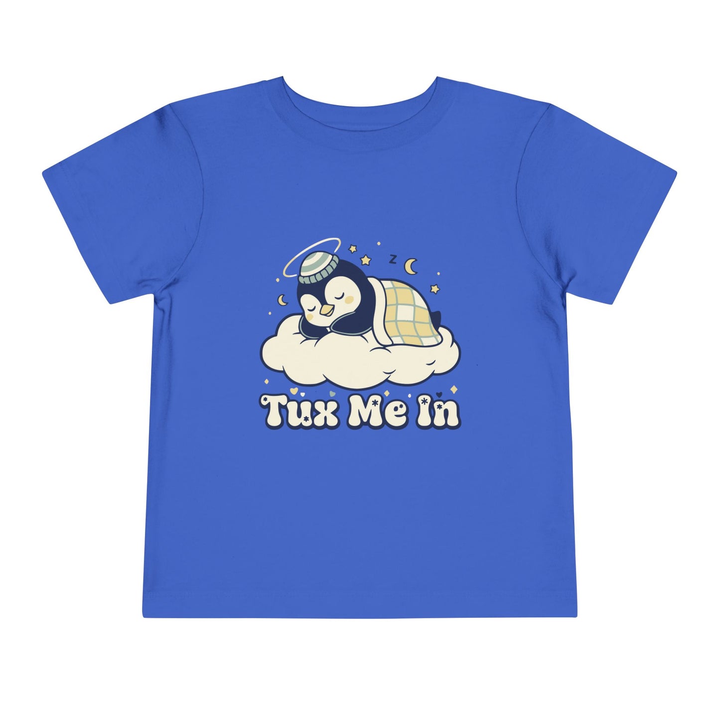 'Tux Me In' Toddler Tee —  Sleepy Penguin Short Sleeve Kids Shirt