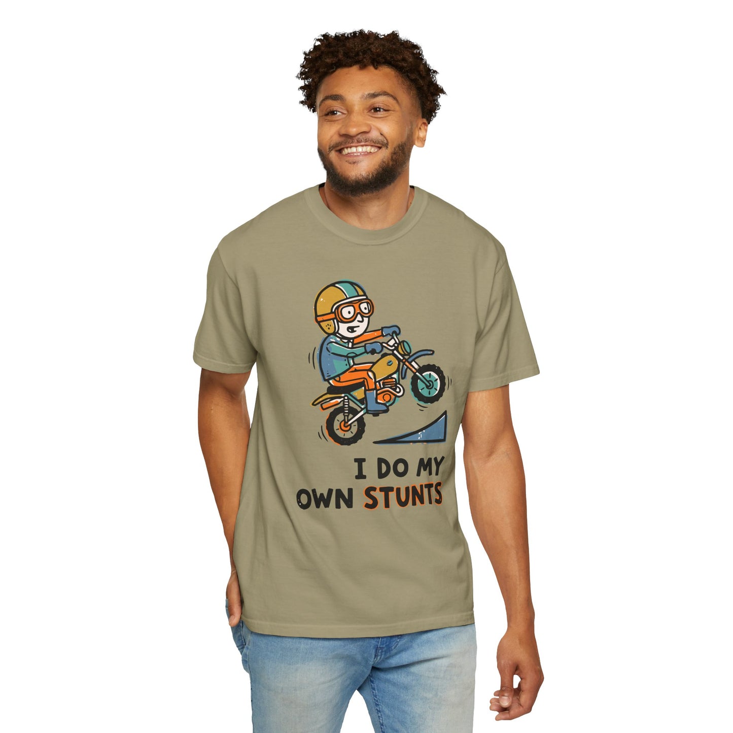 "I Do My Own Stunts" T-shirt - Daredevil Stuntman Graphic Tee