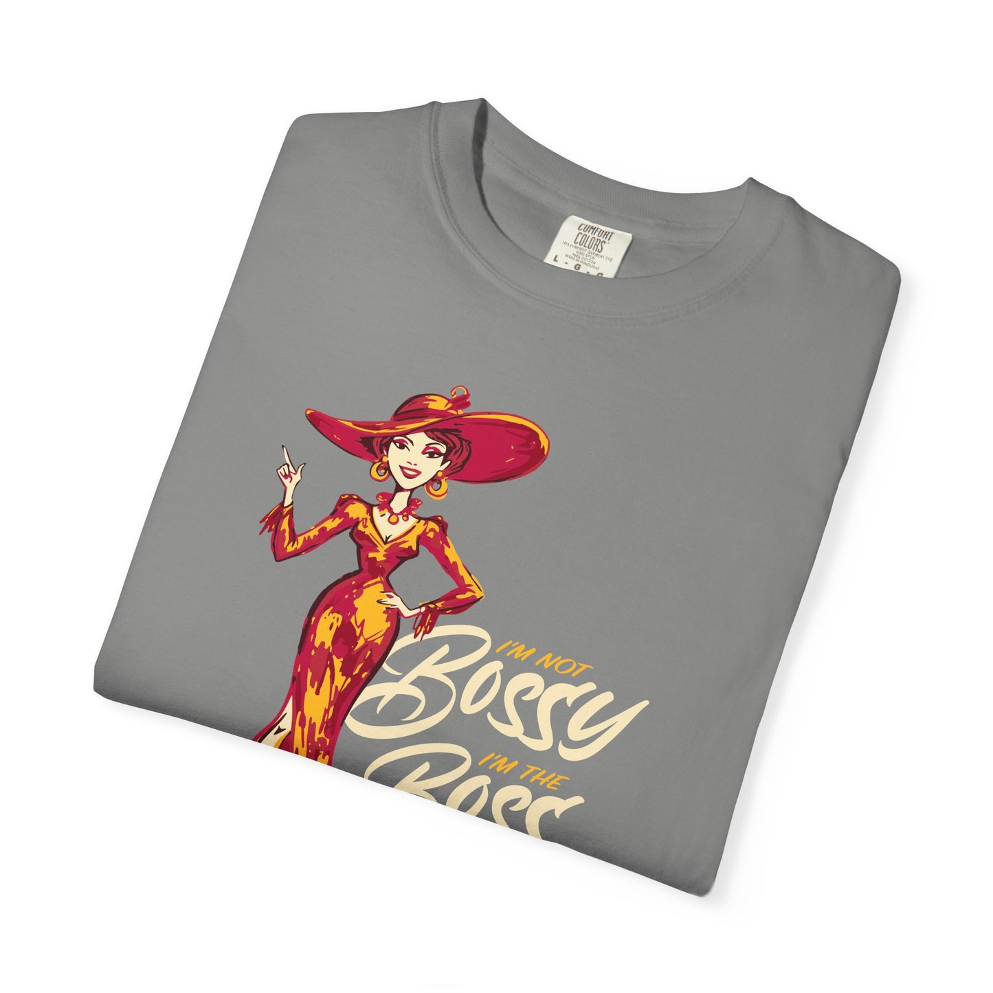 "I'm not Bossy, I'm the Boss" Graphic T-Shirt — Vintage Glam Lady Fashion Tee