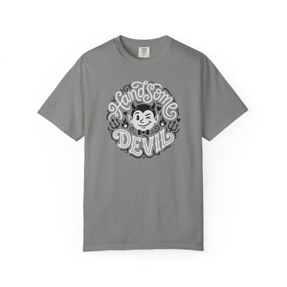 "Handsome Devil" Graphic T-Shirt — Cute Retro Devil Illustration Tee