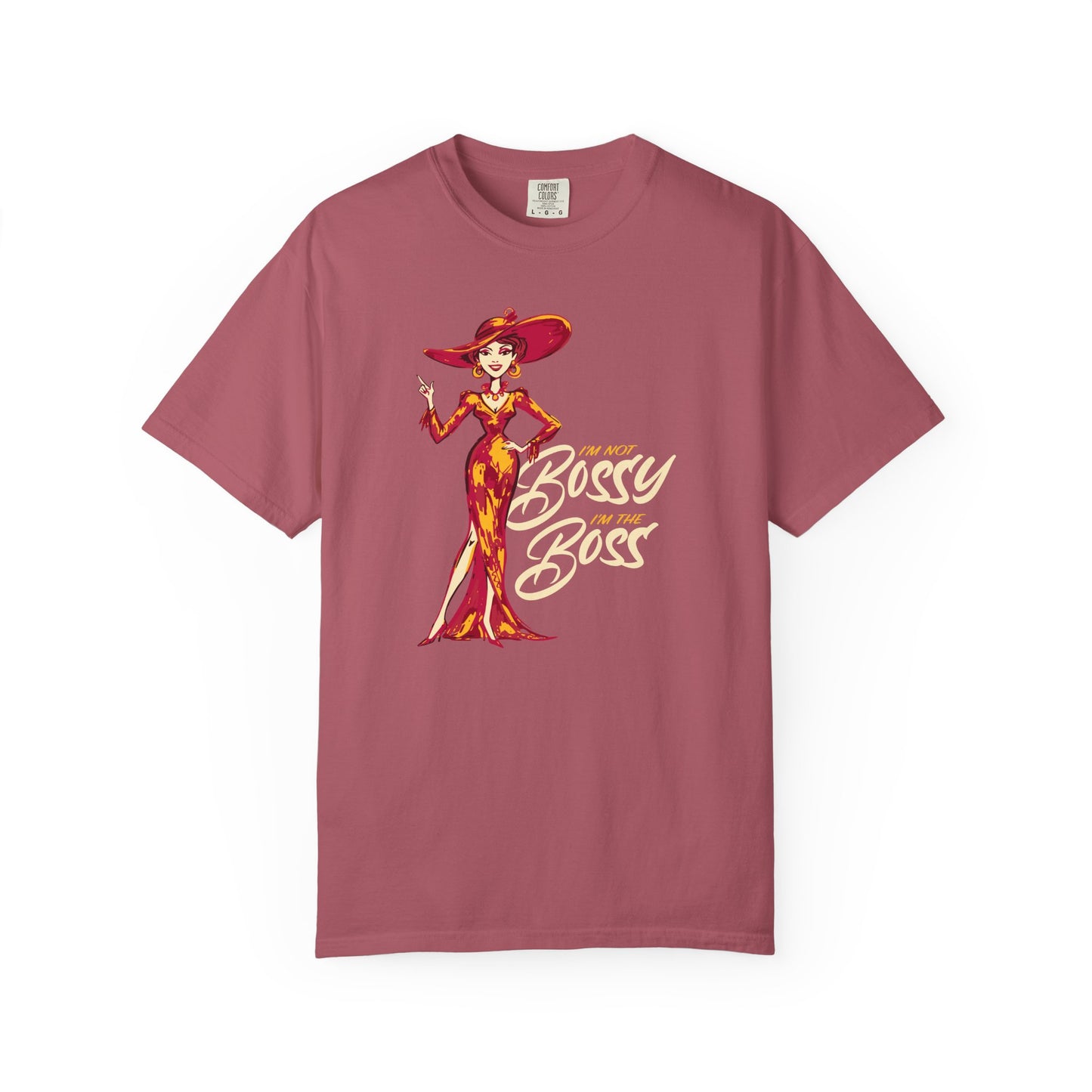 "I'm not Bossy, I'm the Boss" Graphic T-Shirt — Vintage Glam Lady Fashion Tee
