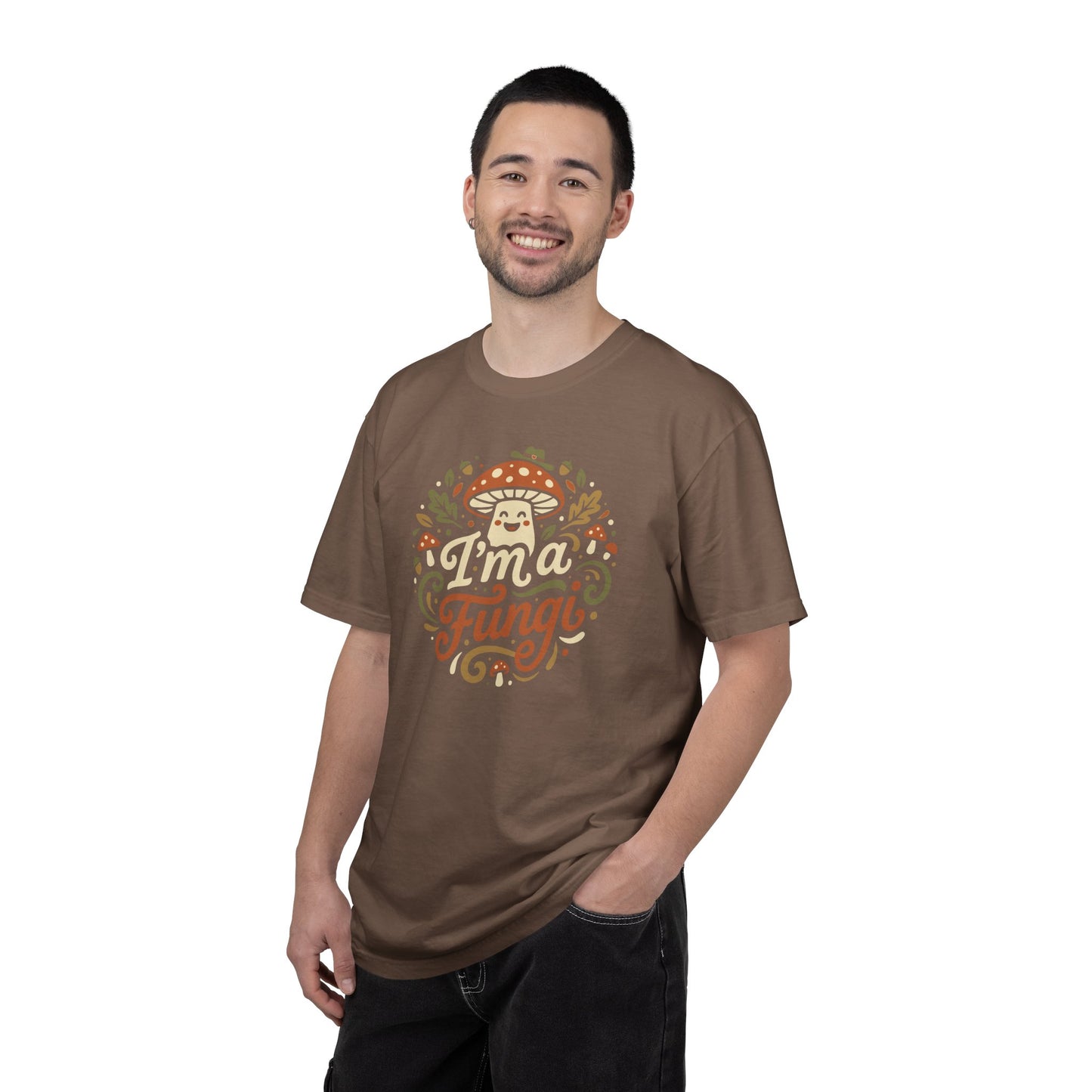 "I'm a Fungi" T-Shirt — Cute Mushroom Graphic Tee for Nature Lovers