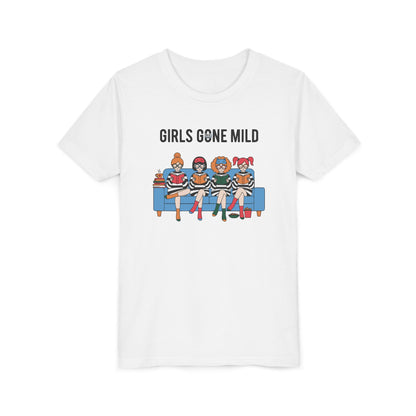 "Girls Gone Mild" Youth Tee – Cute Reading Club Graphic T-Shirt