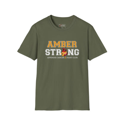 Amber Strong T-Shirt — Appendix Cancer Fight Club Support Tee