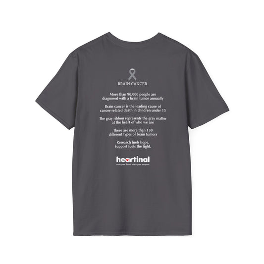 Grey Strong T-Shirt – Brain Cancer Fight Club Support Tee
