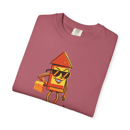 "I’m a Firecracker" Cartoon T-Shirt —  Funny Explosive Persona Tee