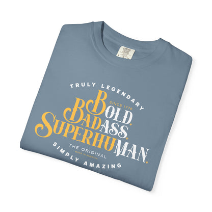 Old Ass Man. Bold Badass Superhuman Graphic Tee — Motivational Vintage Style T-Shirt