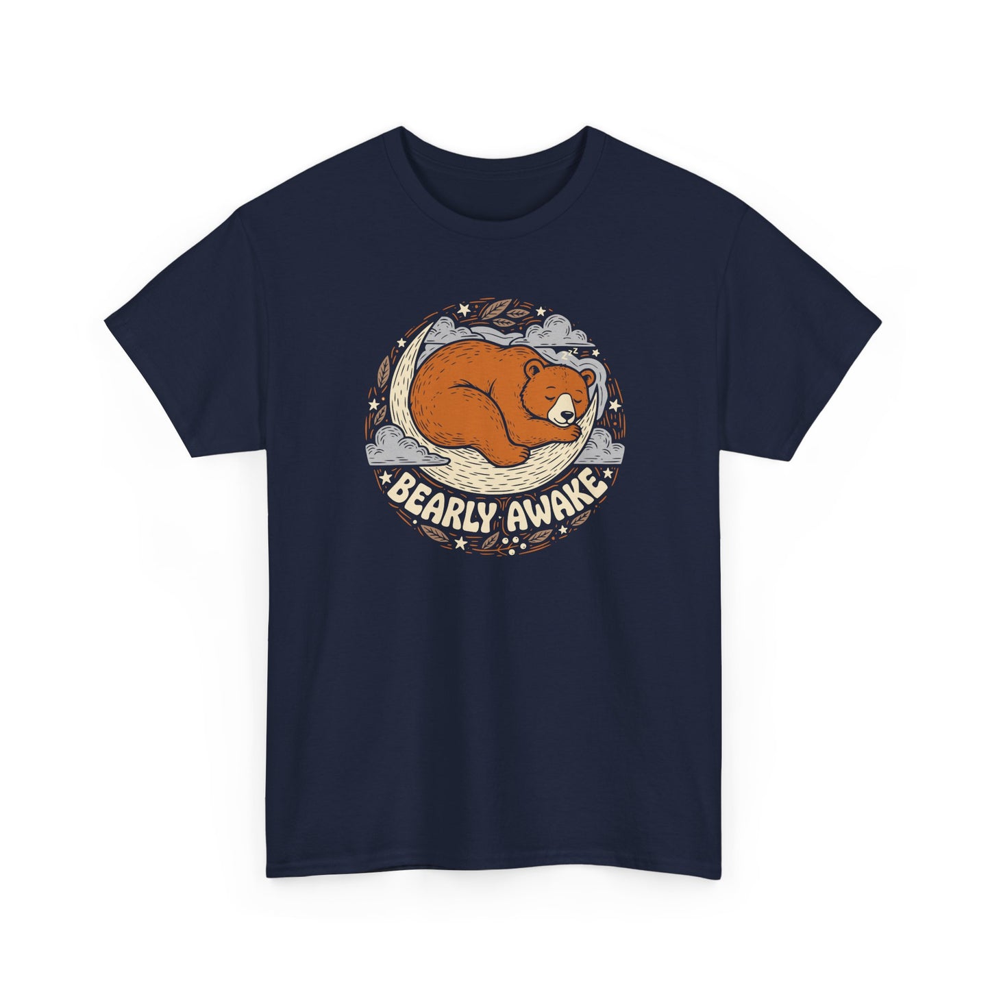 Bearly Awake T-Shirt — Cute Sleeping Bear Graphic Tee
