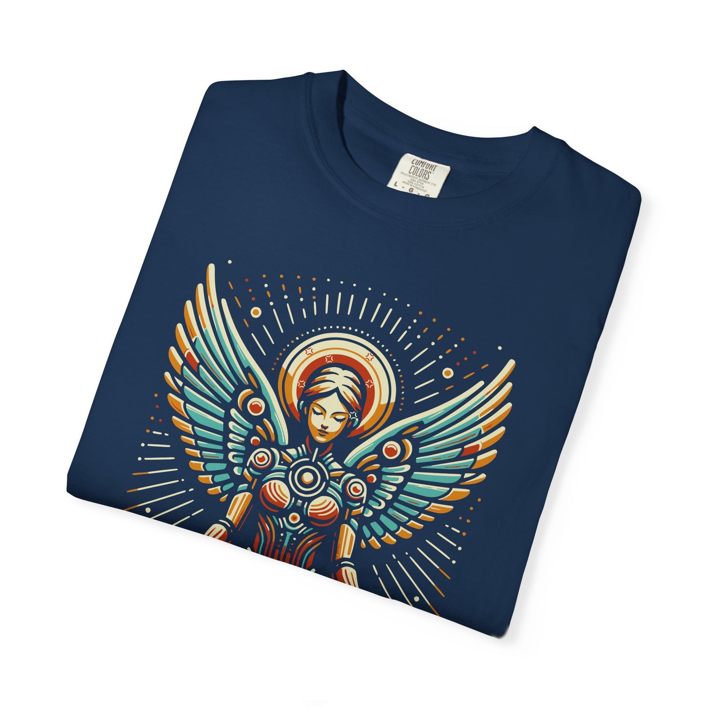 "Glitched Goddess (Under Construction)" T-Shirt — Unhinged Attitude Retro Sci‑Fi Graphic Tee