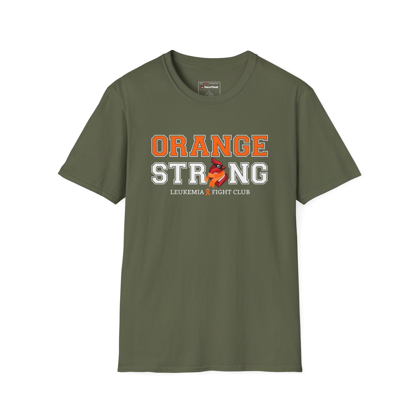 Orange Strong T-Shirt — Leukemia Cancer Fight Club Support Tee