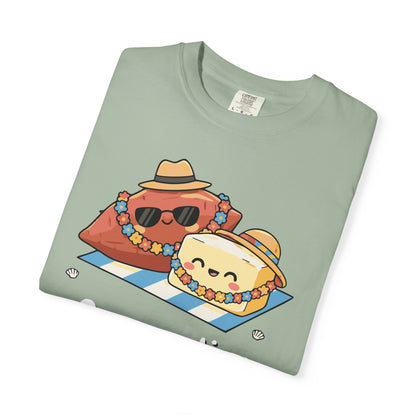 "On vacation with my butter half" Couples Tee —  Cute Vacation Yam Butter Summer T-Shirt