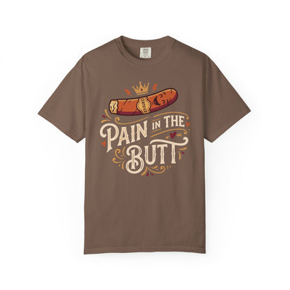 Certified Royal “Pain in the Butt” T‑Shirt — Cigar Pun Graphic Tee