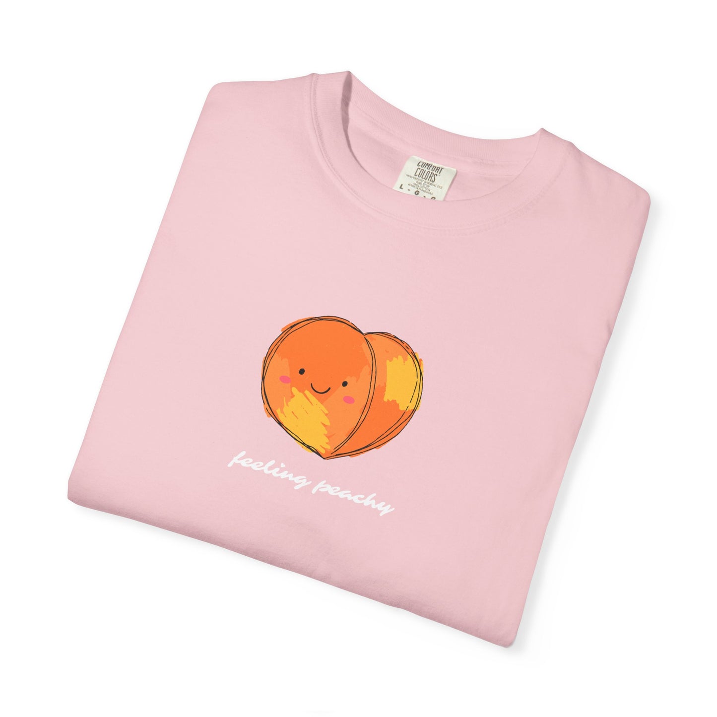 "Feeling Peachy" T-Shirt — Cute Kawaii Peach Graphic Tee