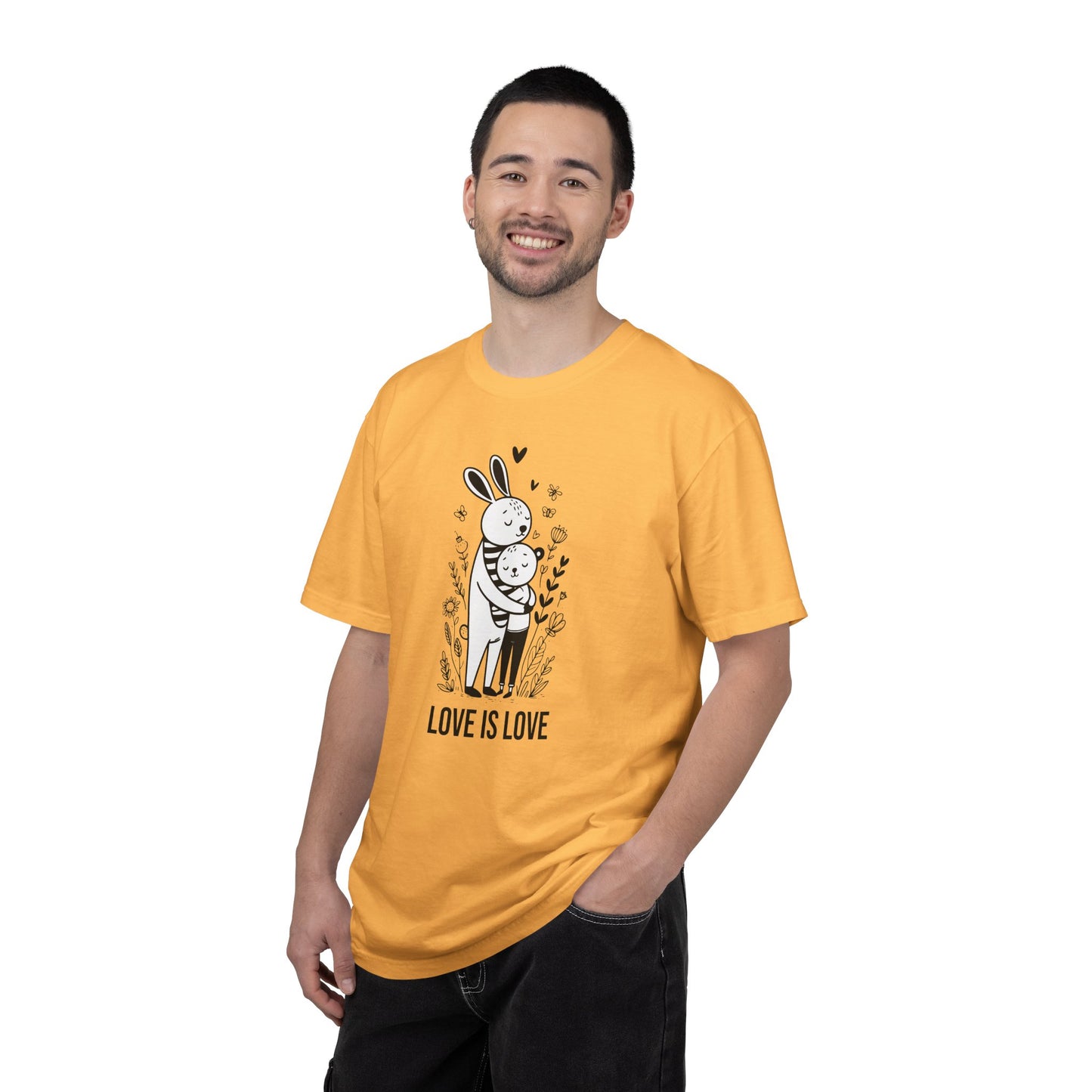 Love Is Love T-Shirt — Cute Unlimited Universal Love Illustration Tee