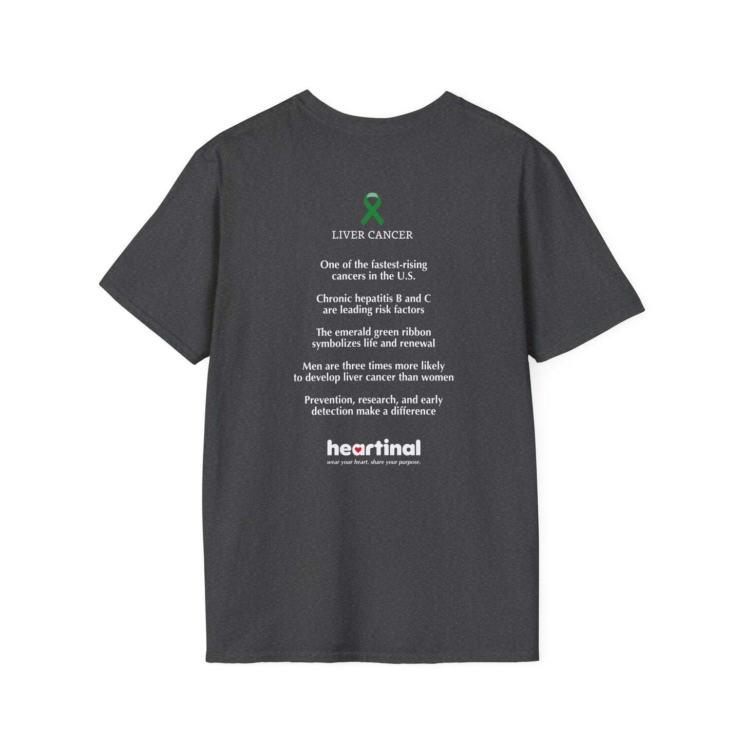 Emerald Strong T-Shirt — Liver Cancer Fight Club Awareness Tee