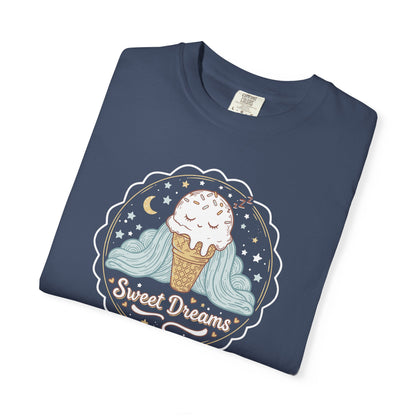 Sweet Dreams Ice Cream T-Shirt — Cute Pastel Dessert Graphic Tee