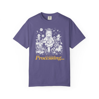 "I'm Still Processing..." T-Shirt - Funny Cartoon Techie Tee